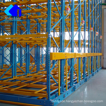 Save cost and space racks, Jracking warehouse high density store electric mobile second hand pallet racking